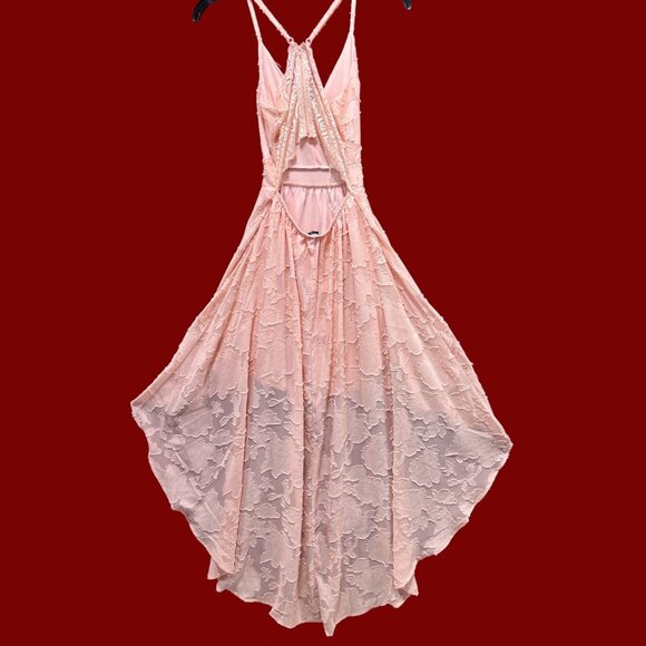 Rue 21 - Women's Summer Sleeveless High Low Hem Ruffle Dress - Pink - XXS - Picture 2 of 16